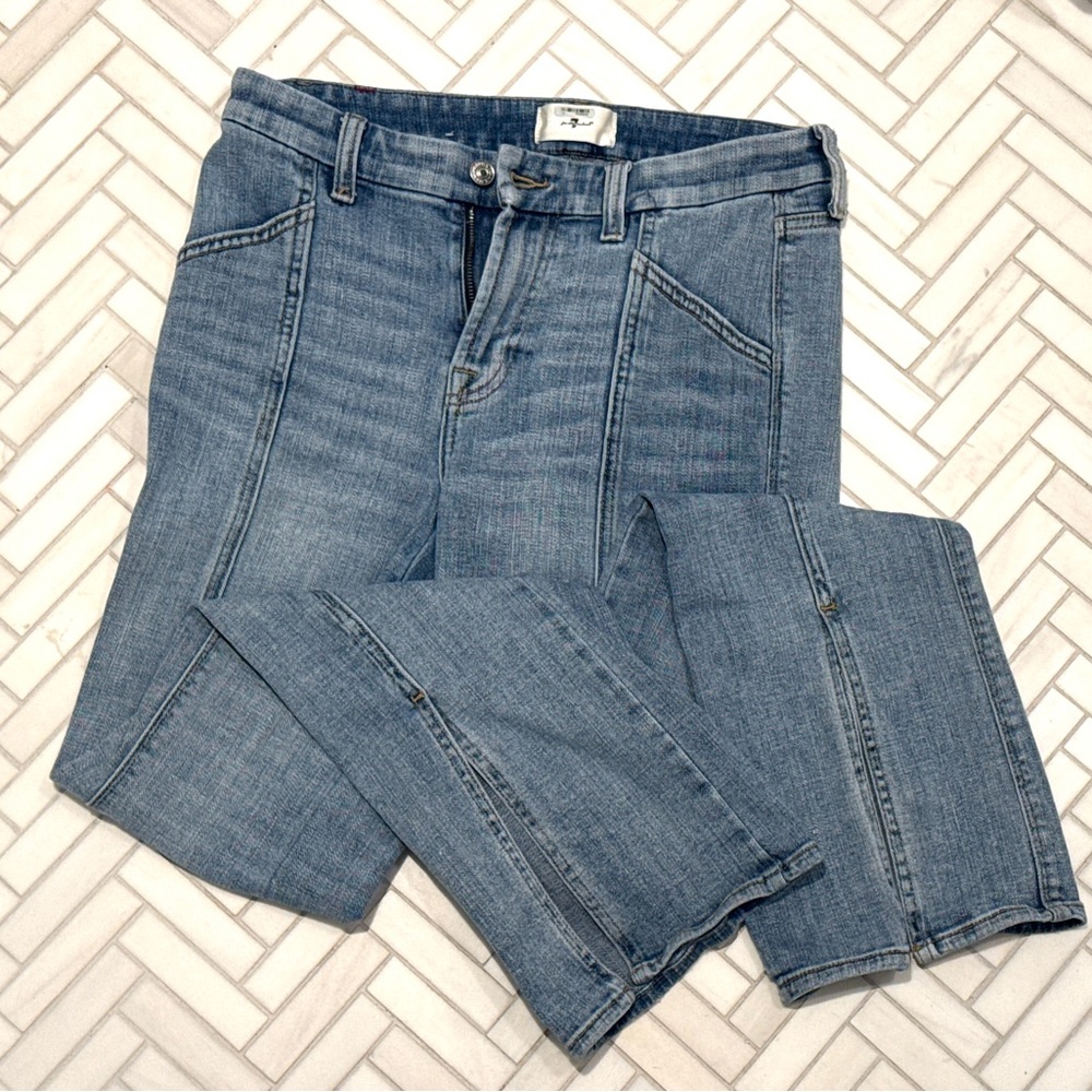 7 For All Mankind Women's Low-Rise bootcut Jeans